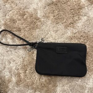 black coach wristlet